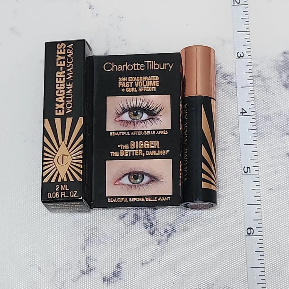 Charlotte Tilbury Exagger-Eyes Volume Mascara Mini Size .06 oz